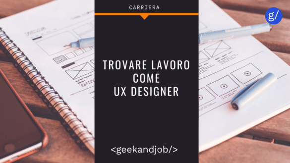 Trovre lavoro come ux designer